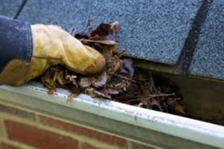 Gutter cleaning by The Powerwash Guys