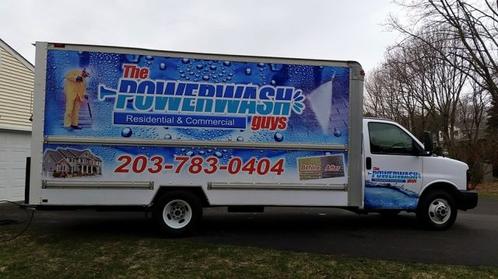 Powerwash Guys branded company vehicle — West Haven, CT